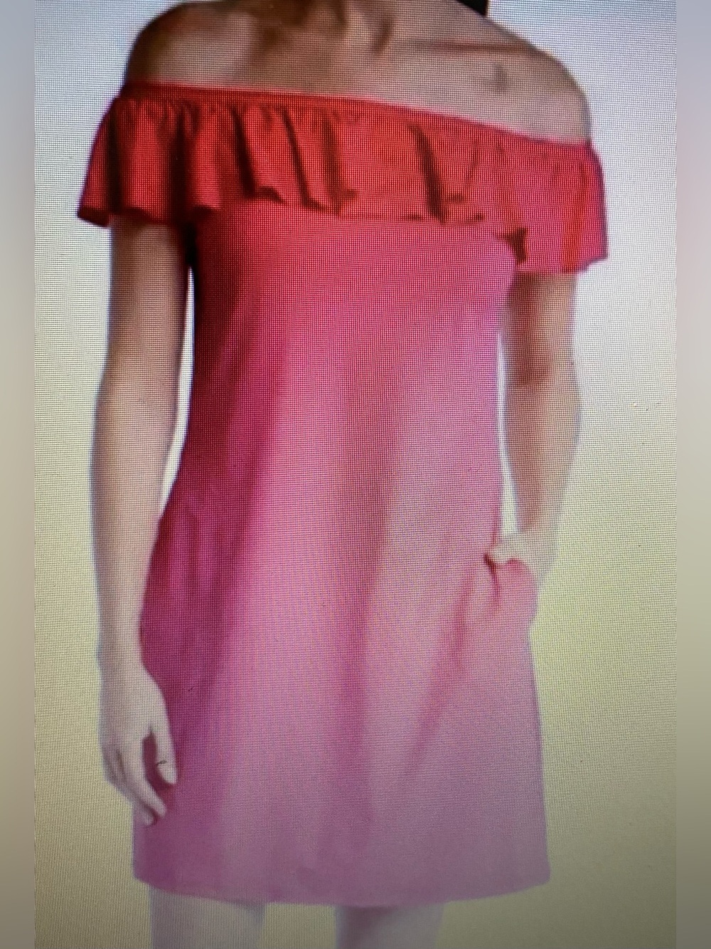 Tommy Bahama Coral Coast Off or On Shoulder Ruffle Swim Dress Medium New